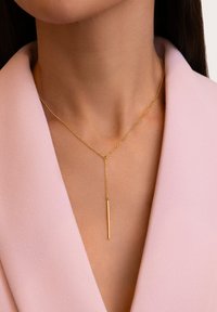 Singularu - Y Stick - Necklace - color oro Thumbnail Image 1