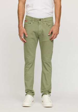 JORDY - Jean slim - kaki