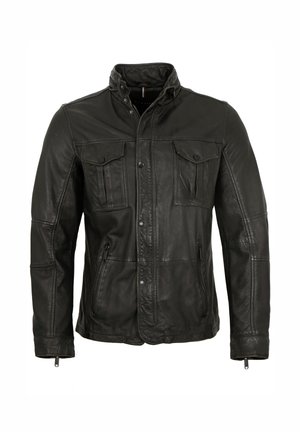 RANGER - Lederjacke - holzkohle