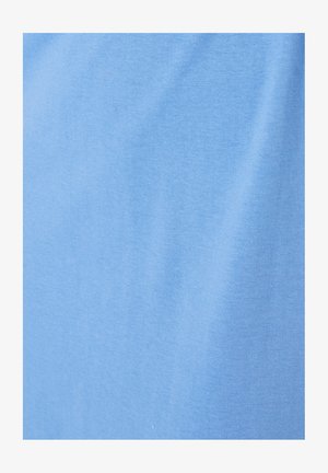 Tela de algodón de color azul claro con una textura suave, que muestra una superficie lisa y uniforme sin patrones ni acentos visibles.