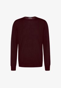 Ausgewählt, weinrot