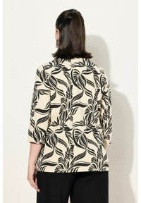 Ulla Popken LEAF 3/4 V-NECK - Top s dlouhým rukávem - light champagne