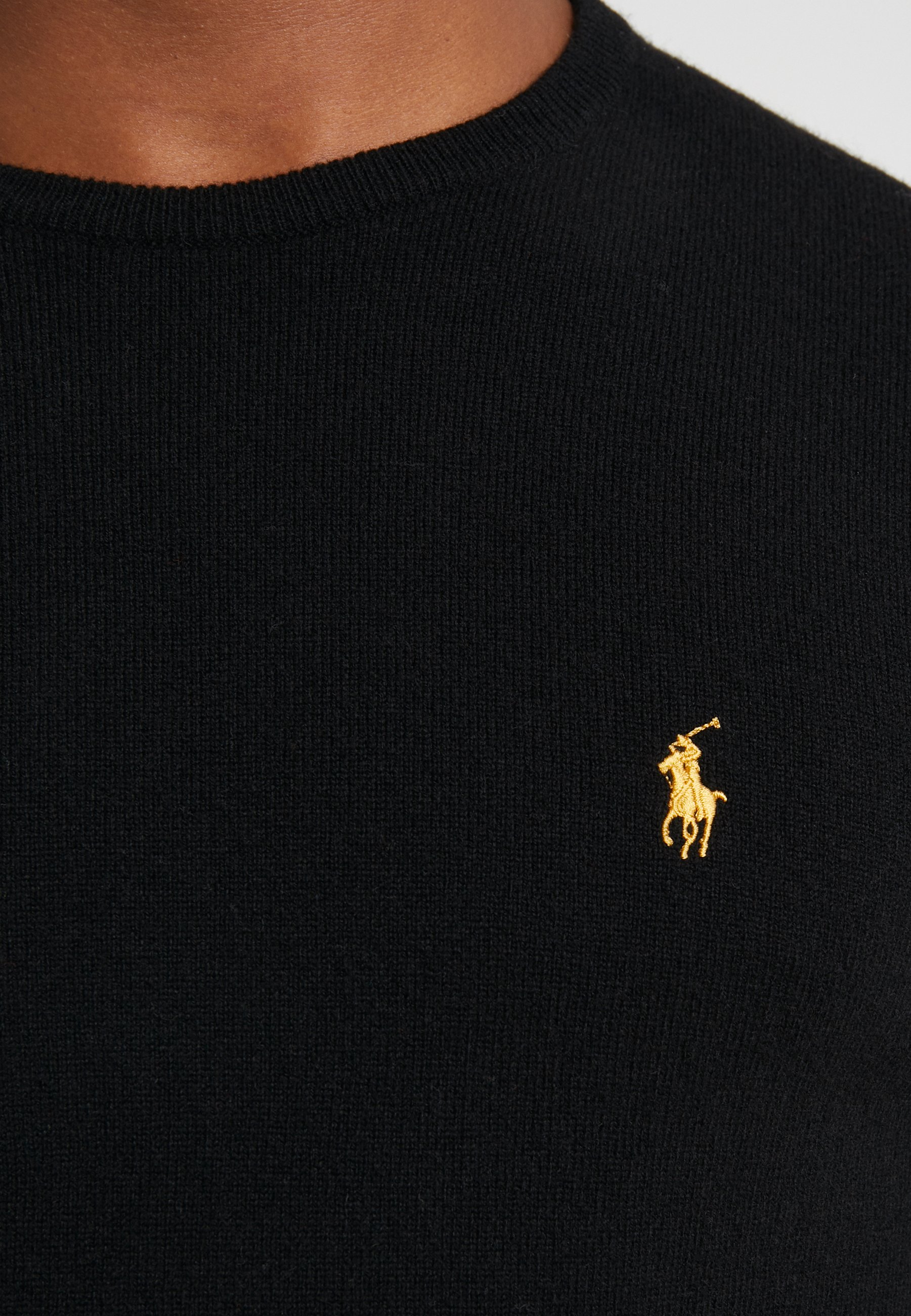 Polo Ralph Lauren LORYELLE - Pullover - black/gold/noir - ZALANDO.FR