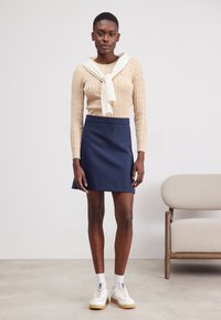 GANT STRETCH C NECK - Pullover - dry sand