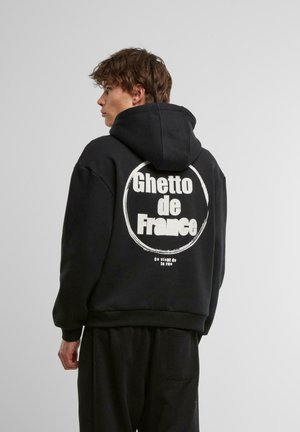 Upscale by Mister Tee GHETTO DE FRANCE FLUFFY - Hoodie - black
