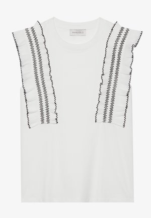 Anna Field Top - white/black