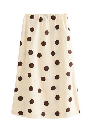 New Look, LARGE SPOT PRINT CIRCLE - Jupe trapèze - off white
