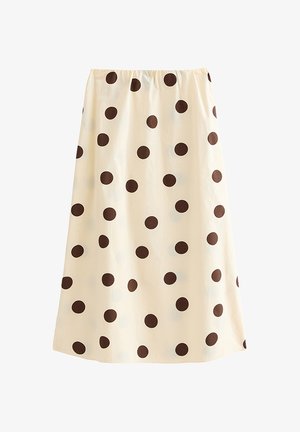 New Look, LARGE SPOT PRINT CIRCLE - Jupe trapèze - off white