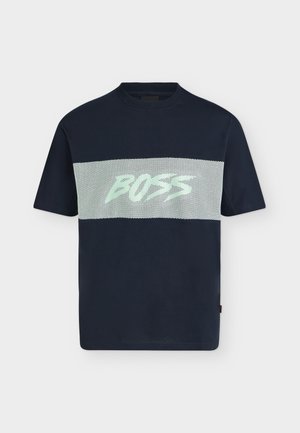 BOSS, BAYMESH - T-shirt imprimé - dark blue