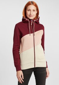 Oxmo - OXAGGI - SWEATJACKE - Sweater met rits - wine red Miniatuurafbeelding 1