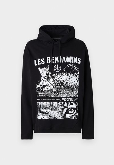 Les Benjamins HOODIE - Φούτερ - black