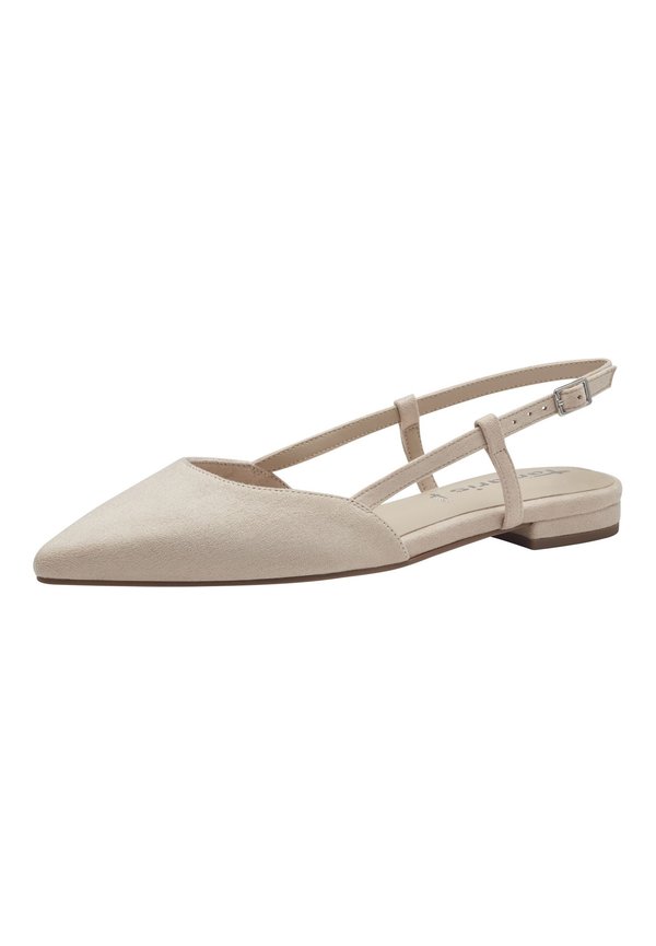 Slingback ballet pumps - nude2