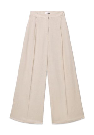 Calliope, PANTALONE LUNGO TINTA UNITA - Pantaloni - sabbia medio