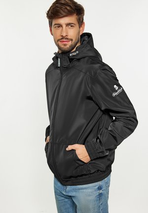 Regenjacke / wasserabweisende Jacke - schwarz