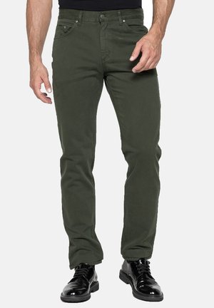 Carrera Jeans PANTALONE PER UOMO, TINTA UNITA - Jeans a sigaretta - rosin green