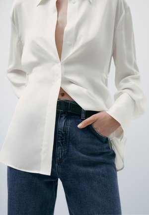 WITH VENTS - Button-down blouse - white