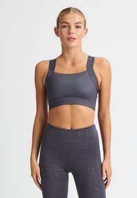 Röhnisch KAY - Urheiluliivit: keskitason tuki - dk grey plum