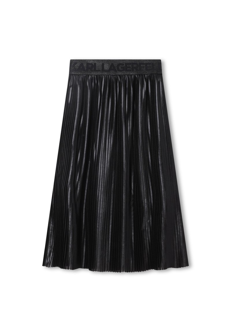 KARL LAGERFELD KIDS A-lijn rok zwart KARL LAGERFELD KIDS A-lijn rok zwart