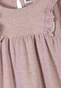 MINOTI LONG SLEEVE WITH FRILL DETAIL - Abito in maglia - pink/grey