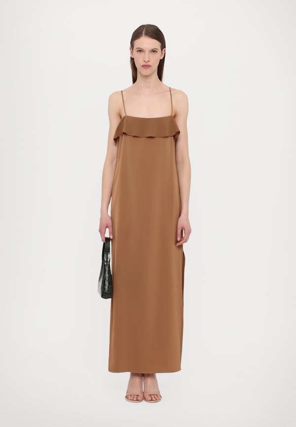 FLUID DRAPED STRAP DRESS - Cocktail dress / Party dress - light brow2