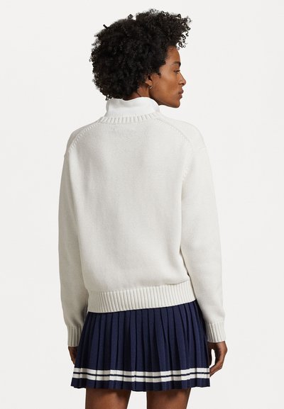 Polo Ralph Lauren POLO BEAR PERFORMANCE SWEATER - Vesta - white splash multi