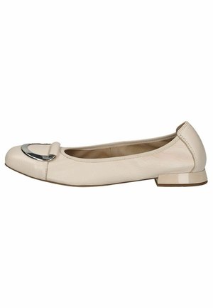 Ballet pumps - ecru perl deer