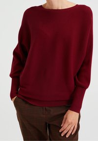 WE Fashion Stickad tröja - red