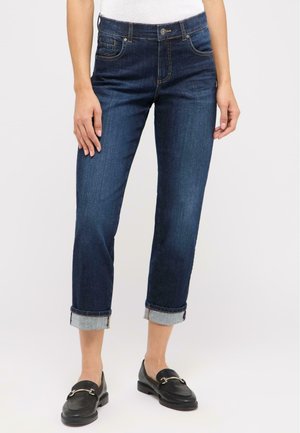 DARLEEN CROP  - Jeans a sigaretta - dark indigo used