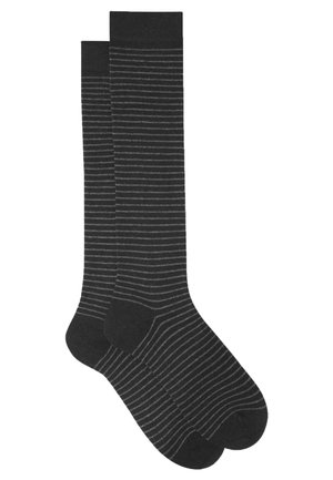 2 PACK - Knee high socks - nero smog