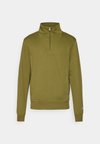 ICONS TONAL HALF ZIP SMALL LOGO - Melegítőfelső - khaki