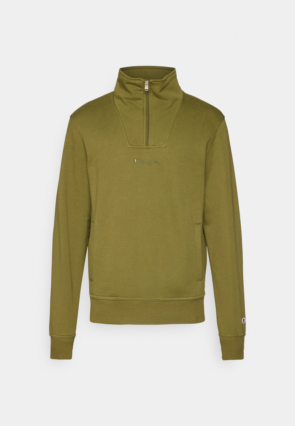 ICONS TONAL HALF ZIP SMALL LOGO