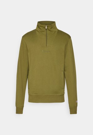 Champion ICONS TONAL HALF ZIP SMALL LOGO - Sweatshirt - khaki