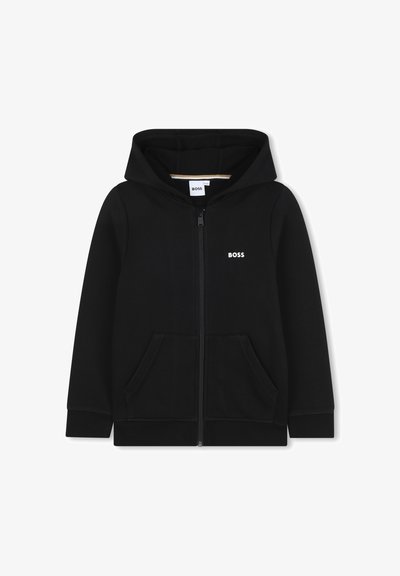HOODED - Sweat zippé - black