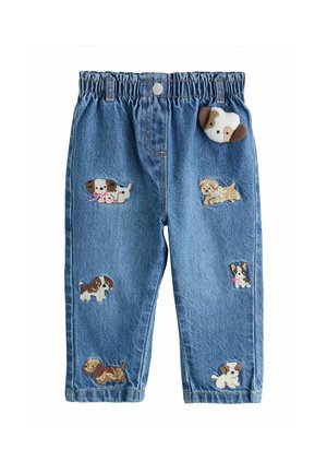 Next, REGULAR FIT - EMBROIDERED MOM JEANS - Straight leg jeans - dog