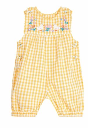 APPLIQUÉ GINGHAM - REGULAR FIT - Tuinbroek - yellow chick