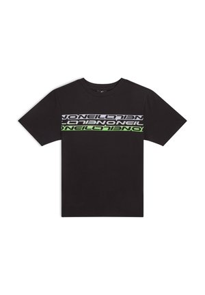 STRIPE - T-shirts med print - black out