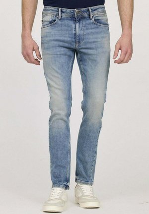 JAMOR DOUBLE STONE DIRTY - Jean slim - double stone dirty