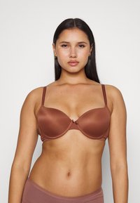 LASCANA PADDED BRA - T-skjorte-BH - brown