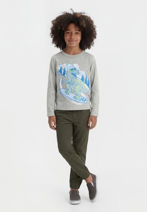 GAP GRAPHICS - Μπλούζα με μακριά μανίκια - mottled grey