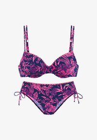 Unausgewählt, marine pink bedruckt