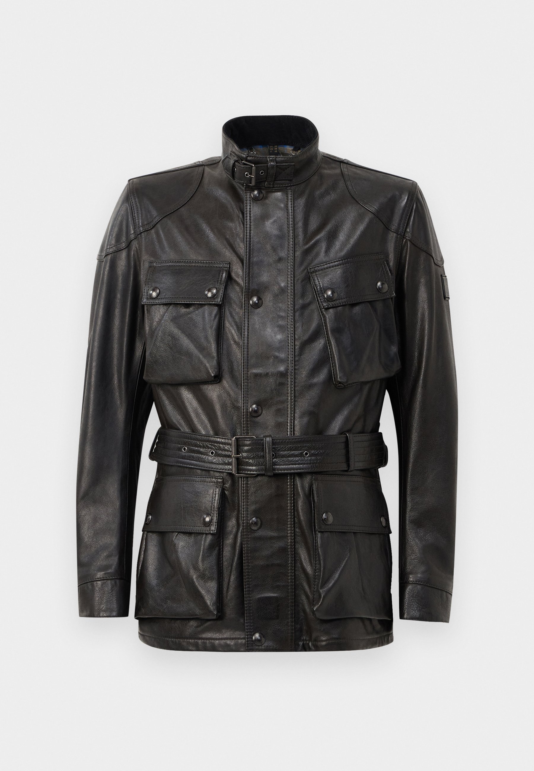 Belstaff TRIALMASTER PANTHER JACKET - Leather jacket - black - Zalando