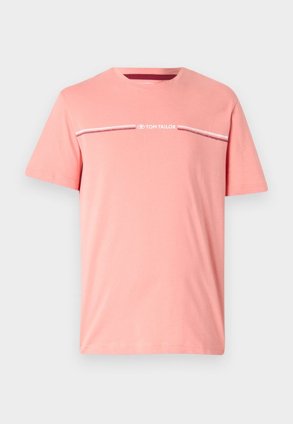 CREW NECK - Print T-shirt - hazy coral rose2