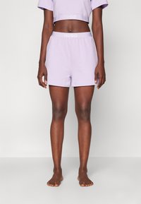 HUGO SPORTY LOGO SHORTS - Pyjamasbyxor - light/pastel purple