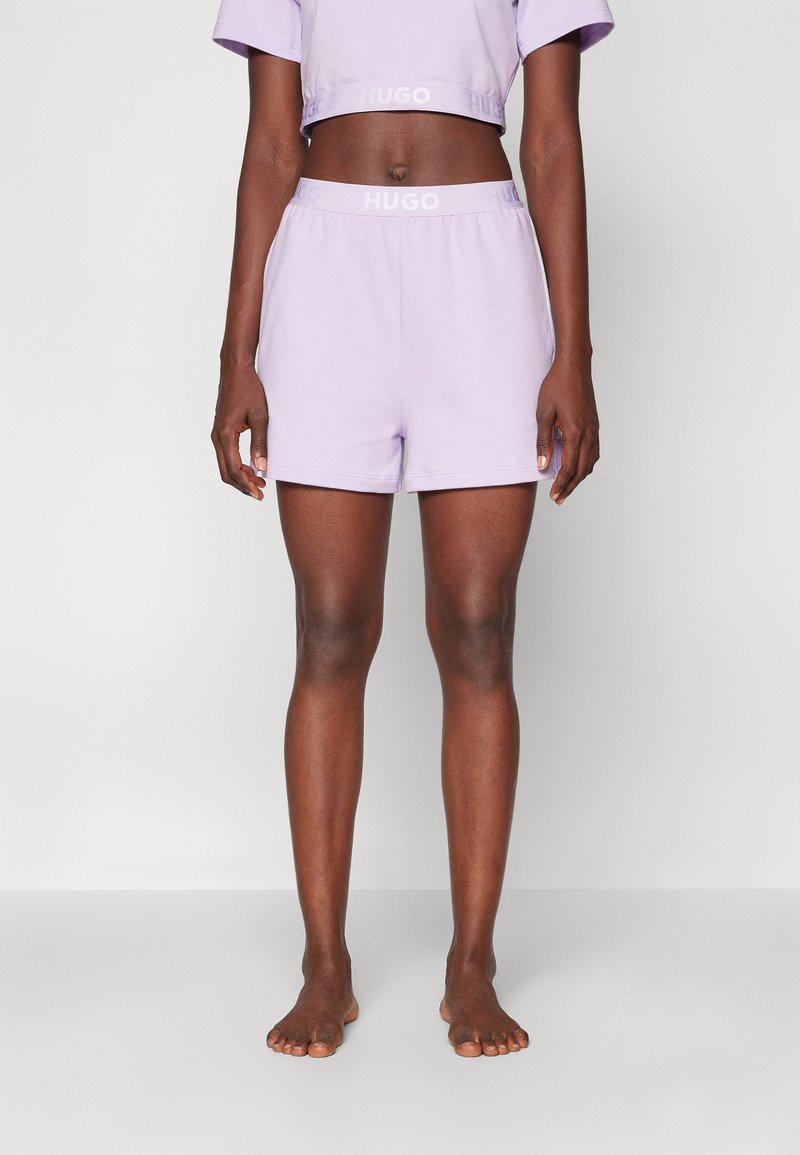 HUGO SPORTY LOGO SHORTS - Pyjamasbyxor - light/pastel purple