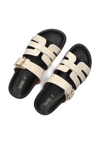 Notre-V Muiltjes - beige camel
