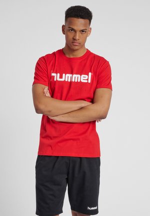HMLGO - T-shirt print - red