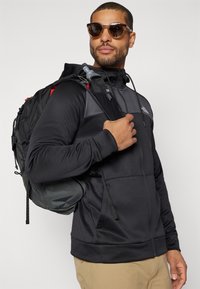The North Face REAXION FULL ZIP HOODIE - Tröja med dragkedja - black/asphalt grey