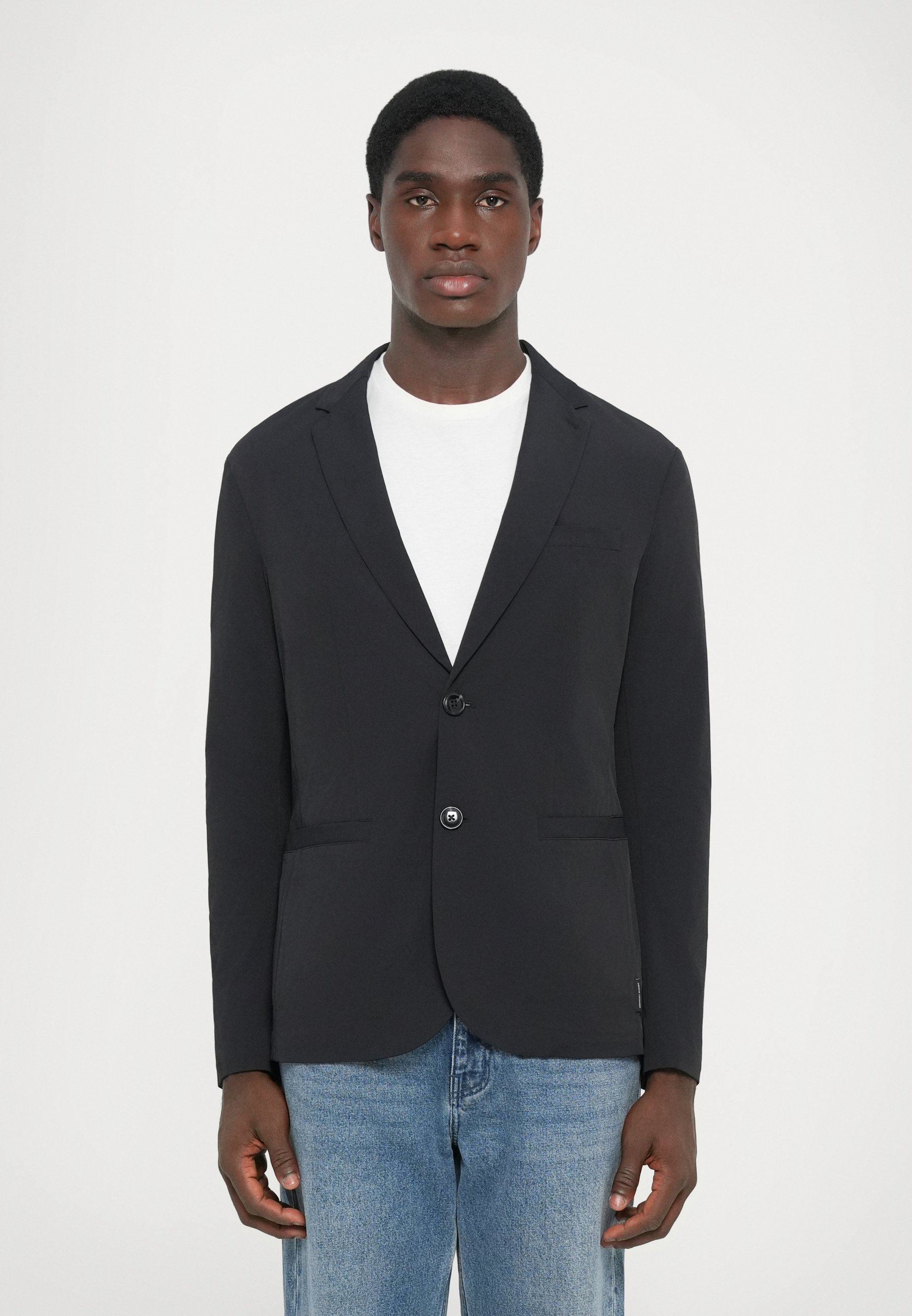 Zalando Armani Jeans Blazer Armani Exchange Blazer Jacket Black