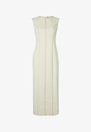 Pieces, Midi PCFRANNA DENIM - Τζιν φόρεμα - sweet corn