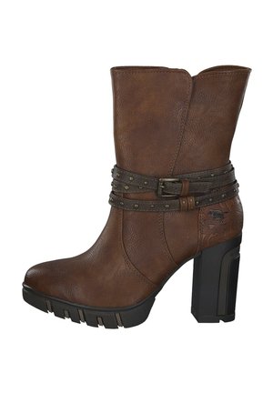 Stivali con plateau - dark brown